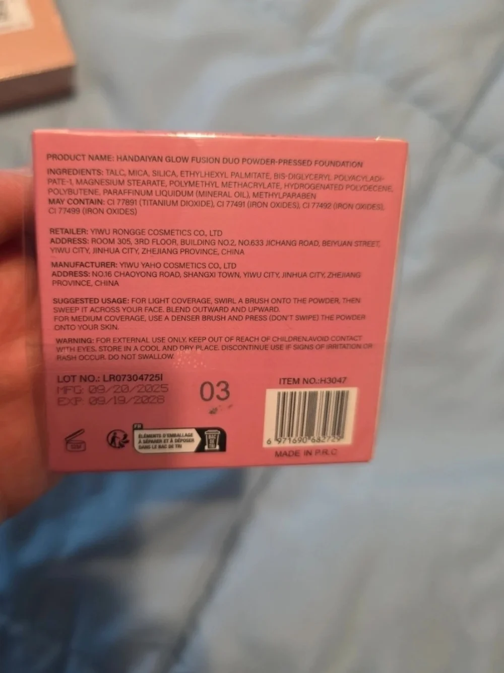 Multifunctional Makeup Palette & Glow Fusion Powder - Peach and Pink